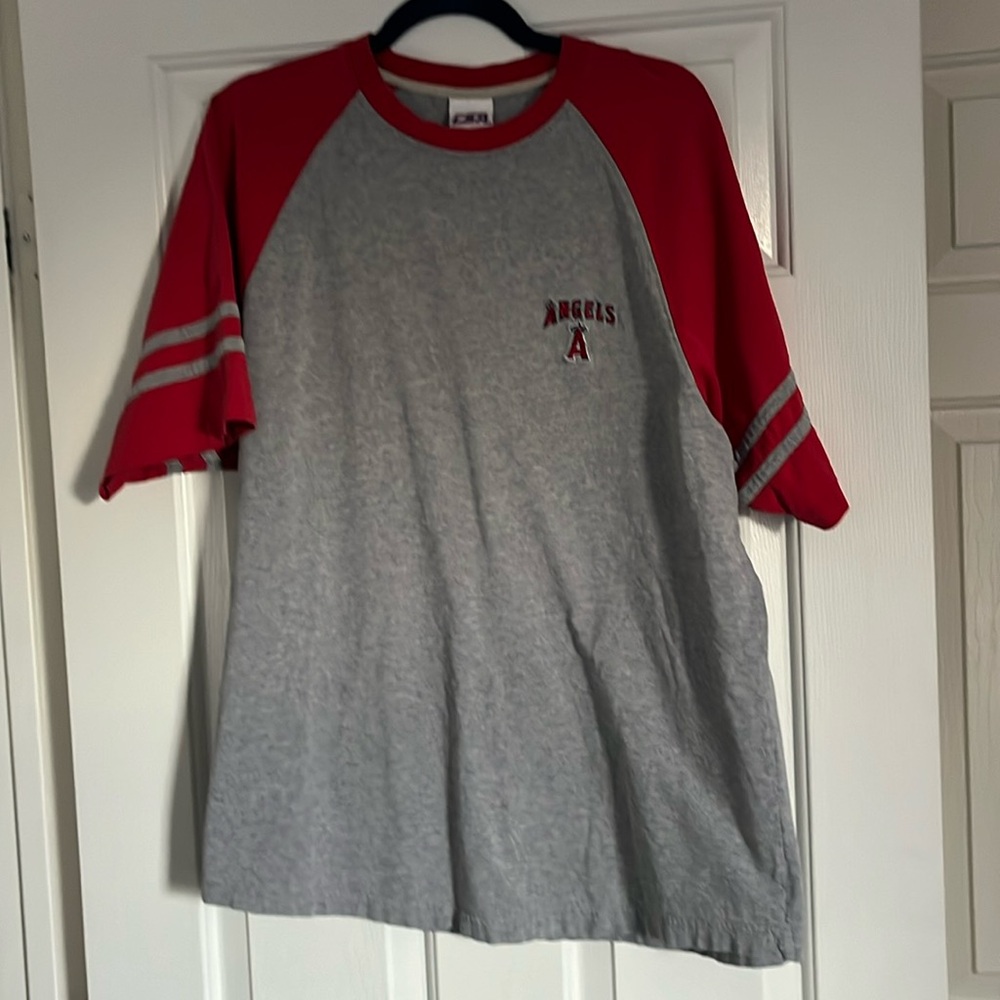 CSA Los Angeles Angels shirt Adult XLarge Red Logo MBL Baseball casual Men’s